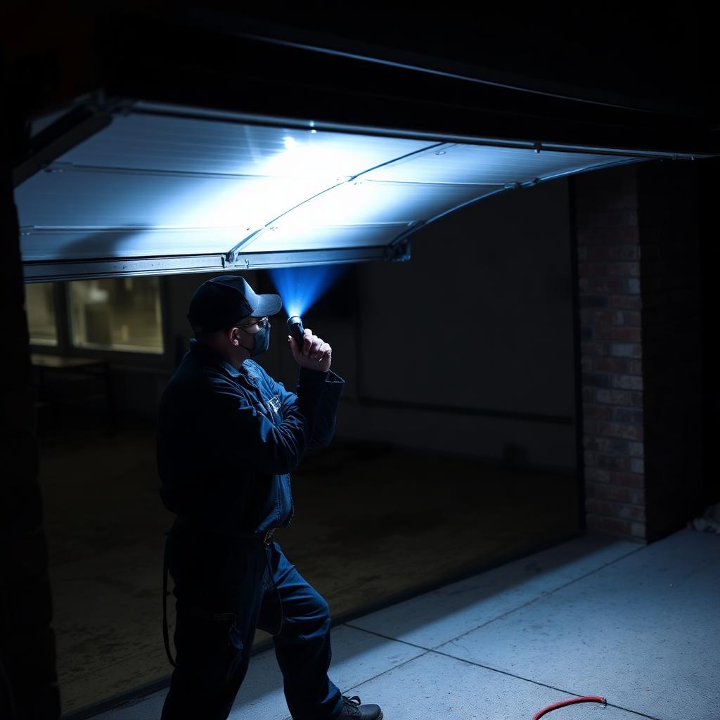 Emergency garage door service